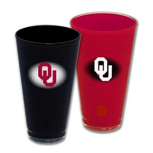 2x NCAA Oklahoma Sooners 20oz. Acrylic Tumbler Set